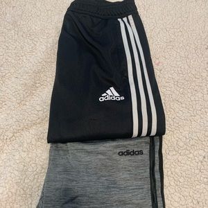 Lot of two boys adidas large joggers